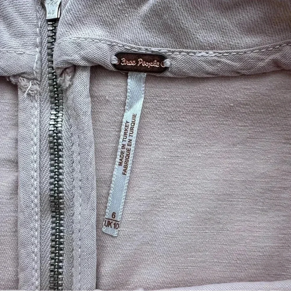 Free People Size 6 Light Pink Mini Skirt - Picture 3 of 5